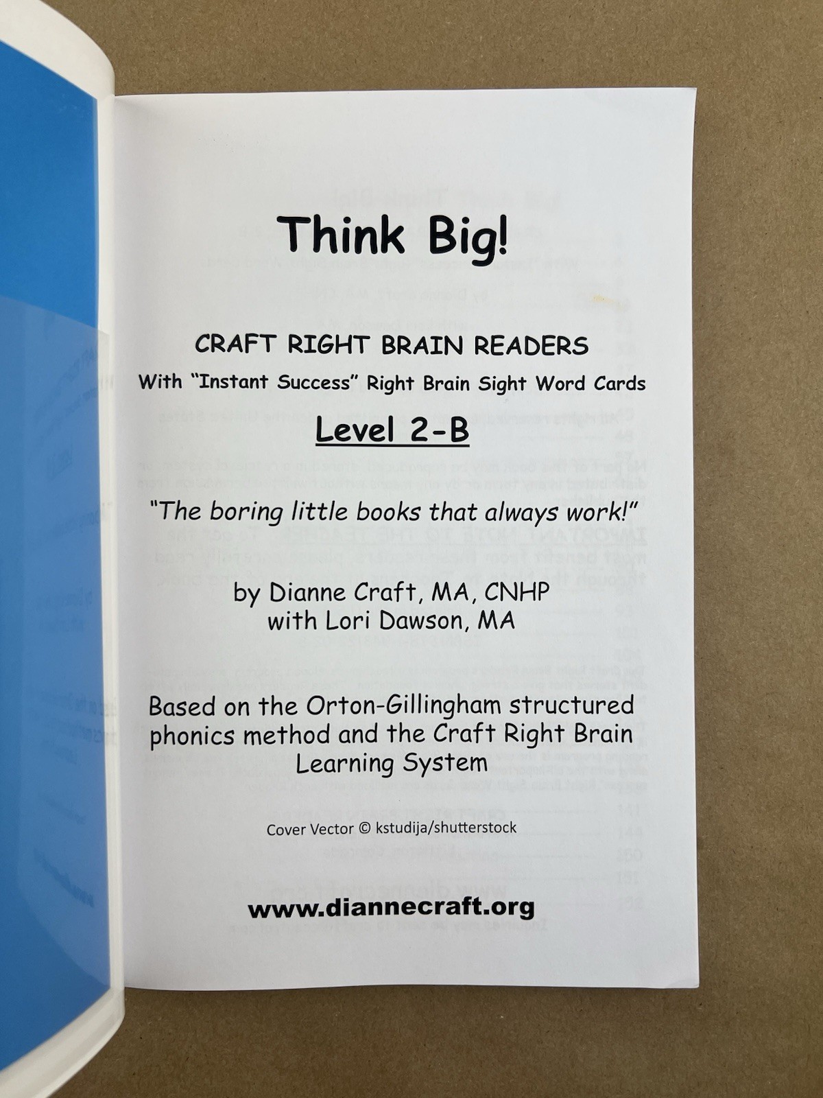 Craft Right Brain Readers: Level 2B 2C 2D, Homeschool, Reading, Phonics, PB