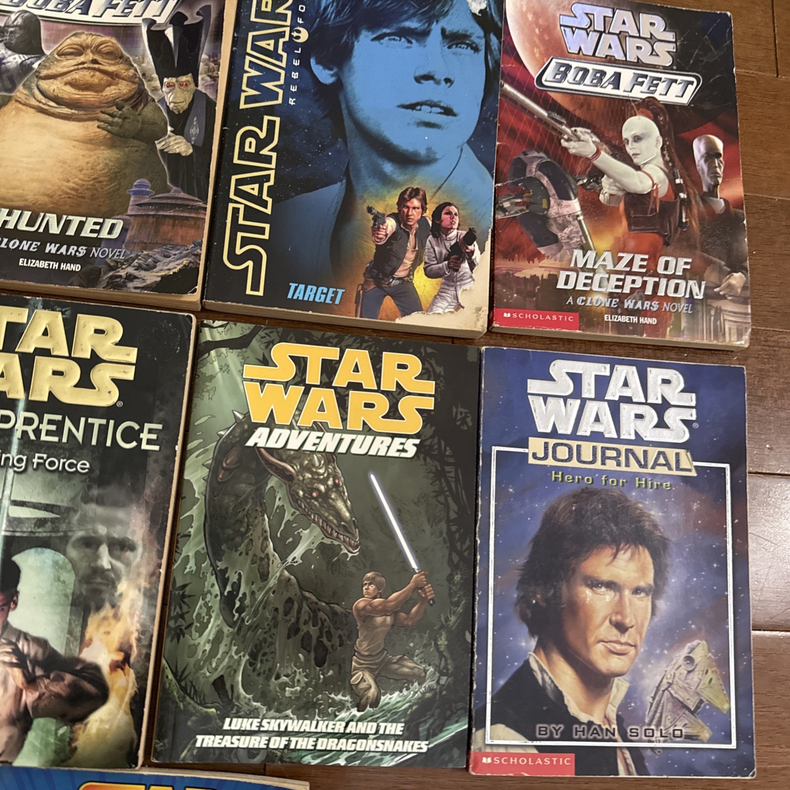 Star Wars Lot Of 9 Paperback Books Mixed Series All STAR WARS Varied Conditions
