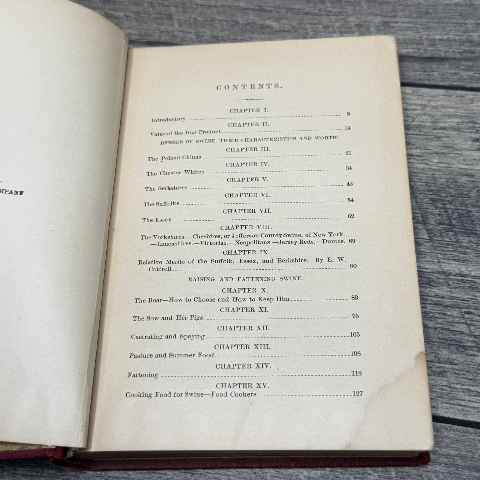 Swine Husbandry F.D. Coburn 1903 Revised Enlarged Illustrated Orange Judd Co.