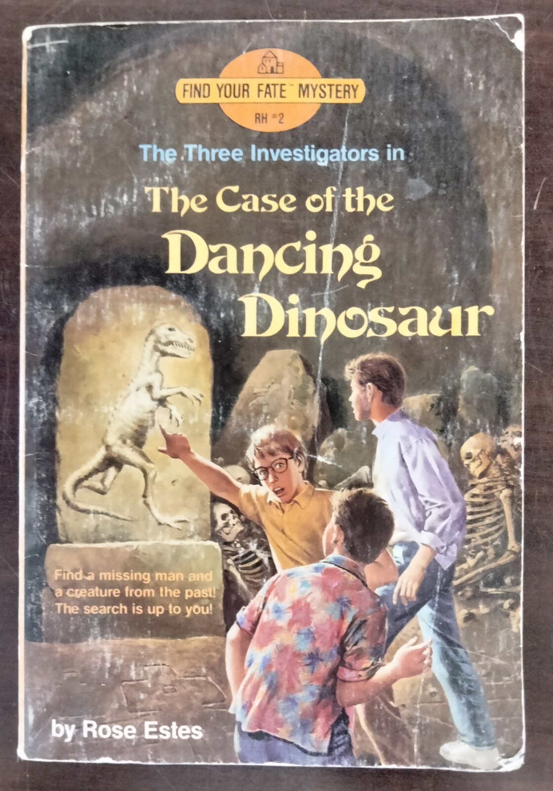 Three Investigators The Case of the Dancing Dinosaur Find Your Fate RH#2 Estes