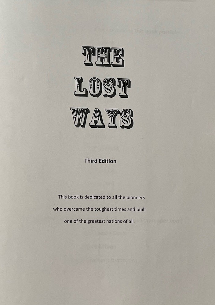 The Lost Ways by Claude Davis 2017 3rd Edition Paperback
