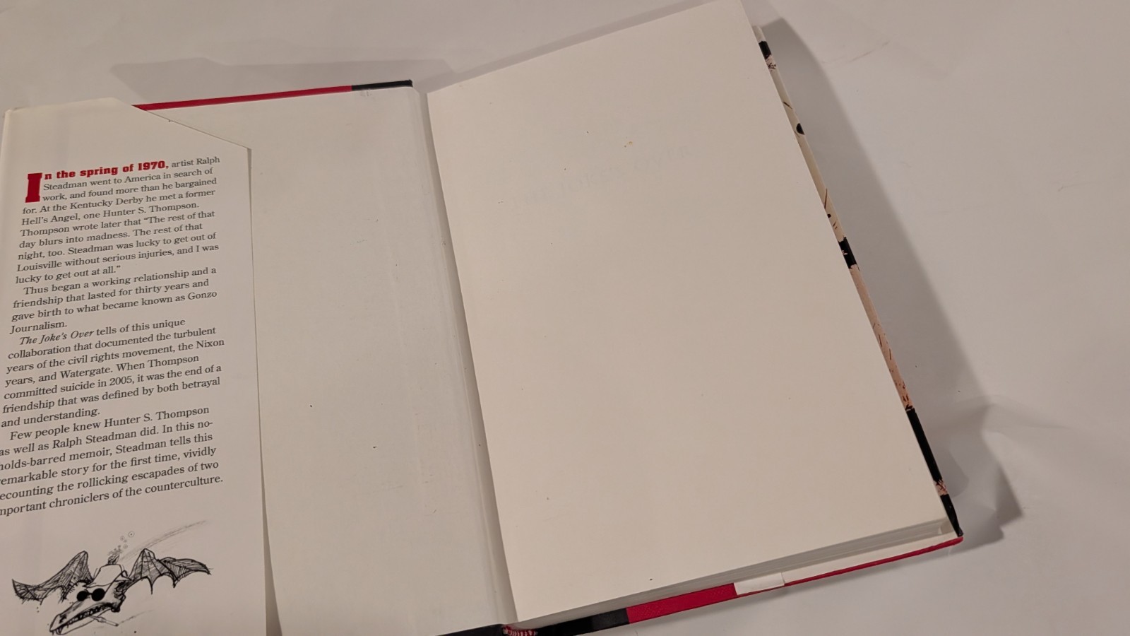 THE JOKE’S OVER – Ralph Steadman (First Edition)