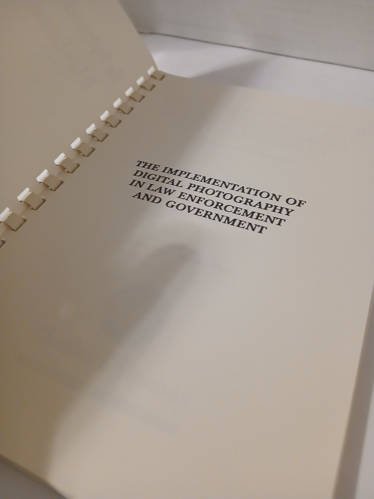 The Implementation Of Digital Photography In Law Enforcement And Government