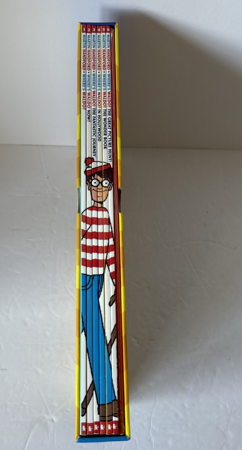 WHERE’S WALDO? THE SUPER SIX! MARTIN HANDFORD SIX BOOKS, A POSTER, AND A PUZZLE!