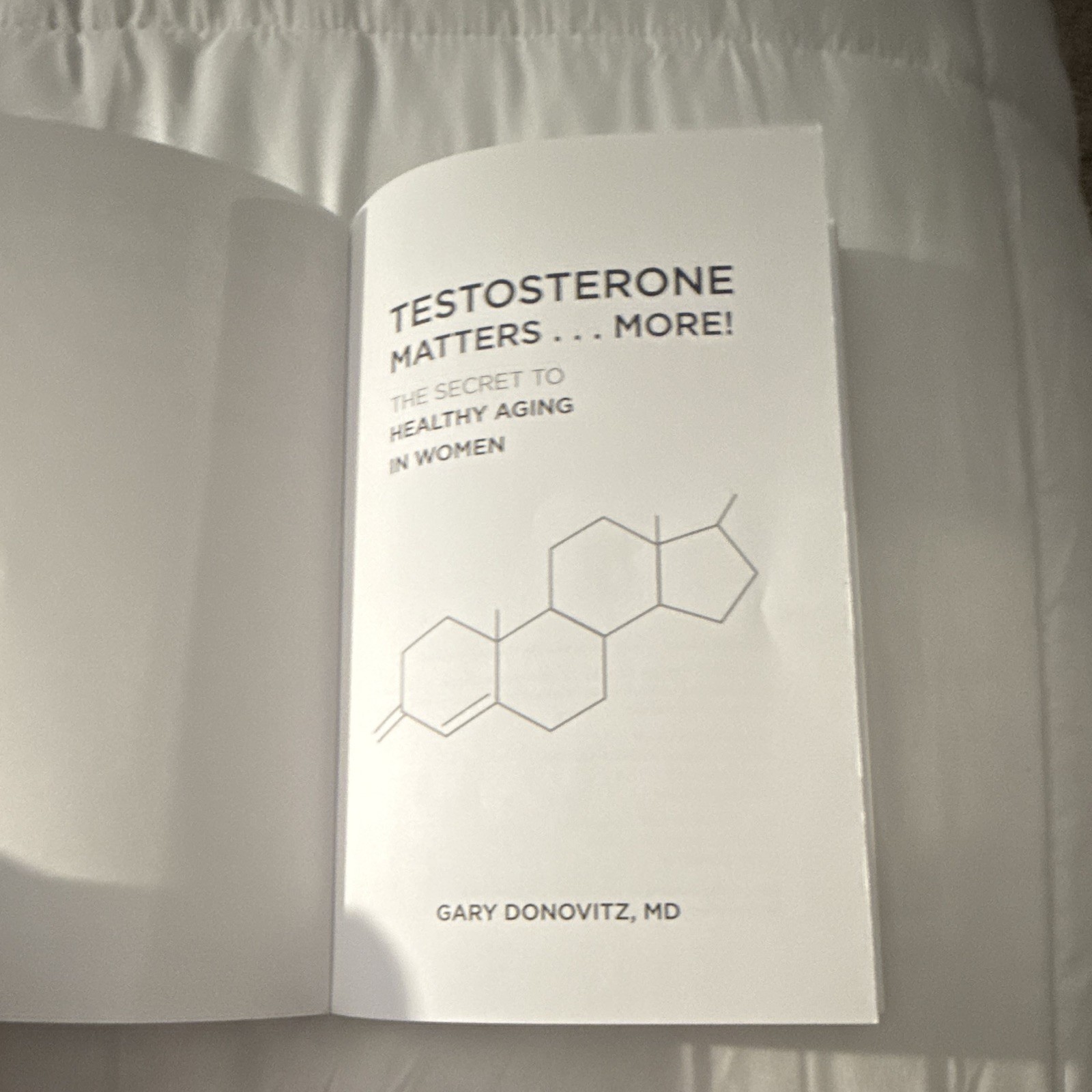 Gary Donovitz MD Testosterone Matters…More! PB Wheatmark Women’s Health