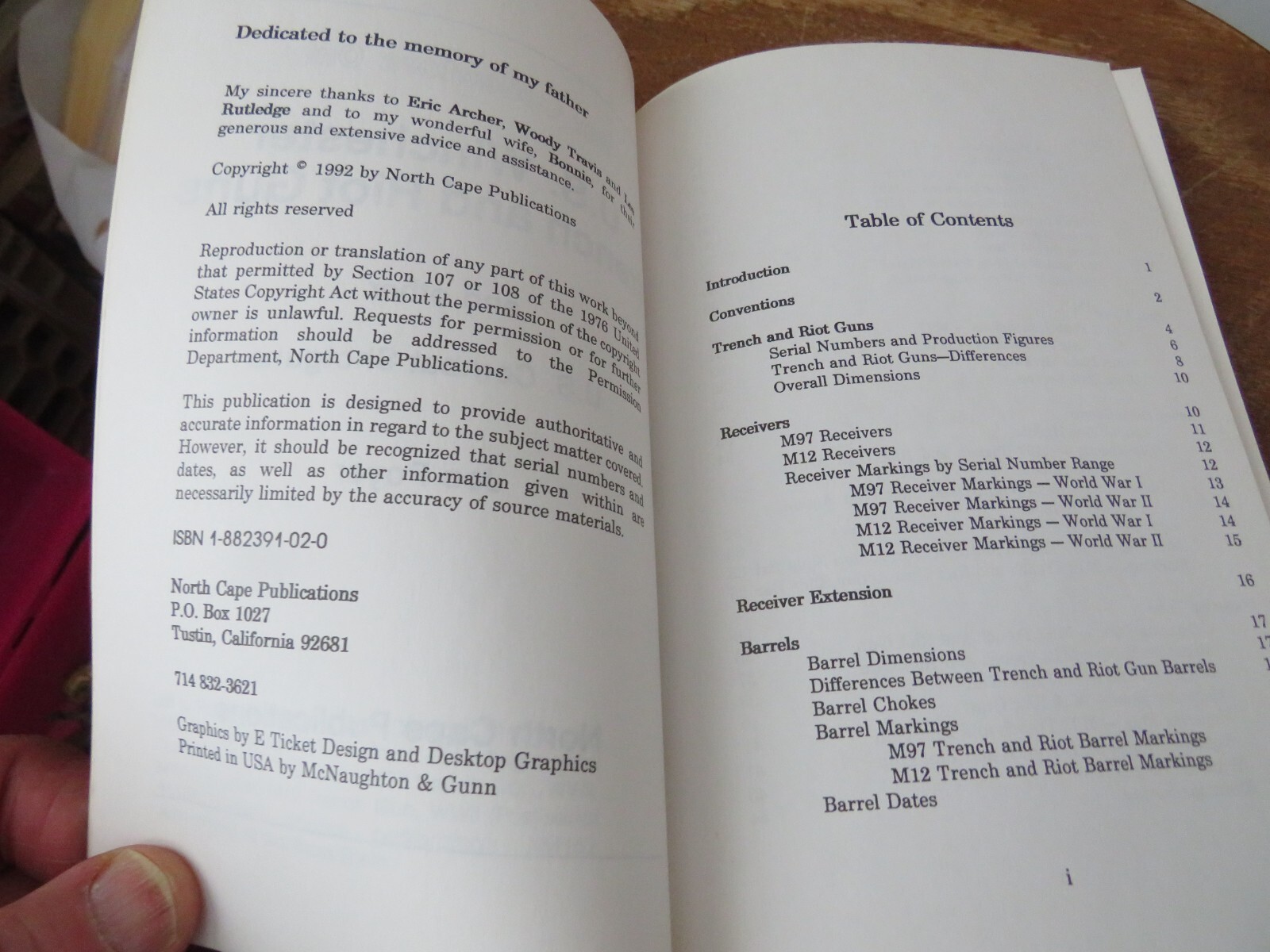 US Winchester Trench & Riot Guns and Other Combat Shotguns Joe Poyer, 1992