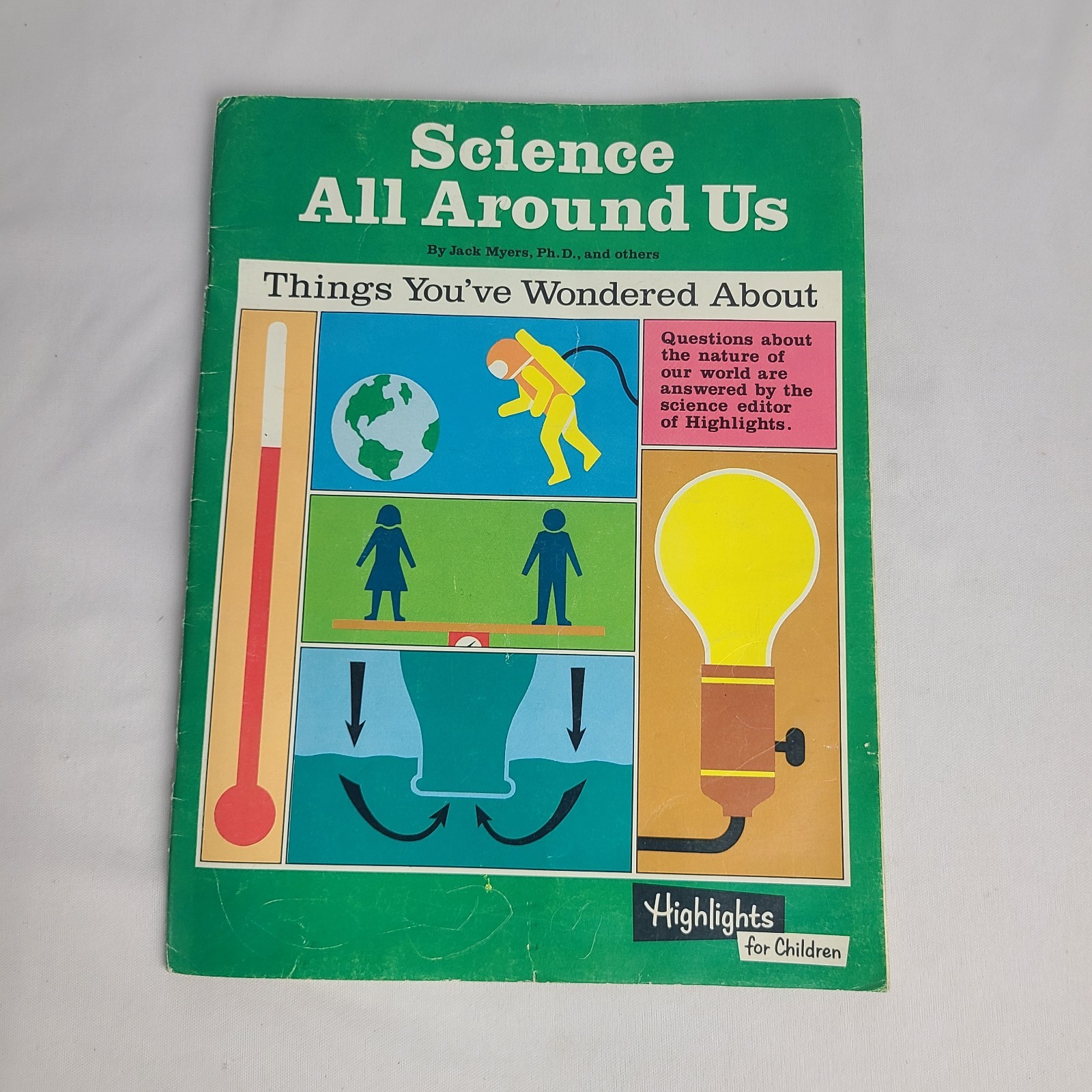 Vintage 1978 Highlights For Children Science All Around Us Book Magazine Learn