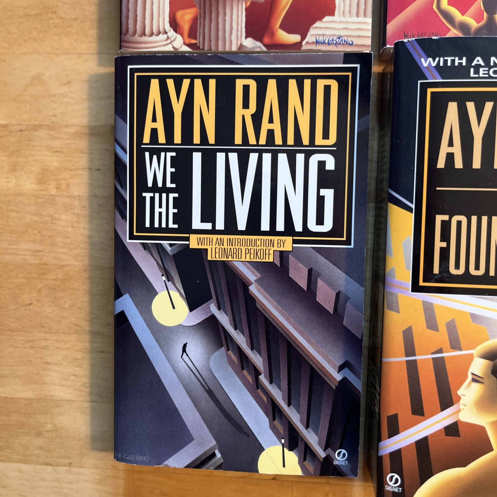 Ayn Rand Lot Of 6 Atlas Shrugged The FountainHead Philosophy Capitalism Signet
