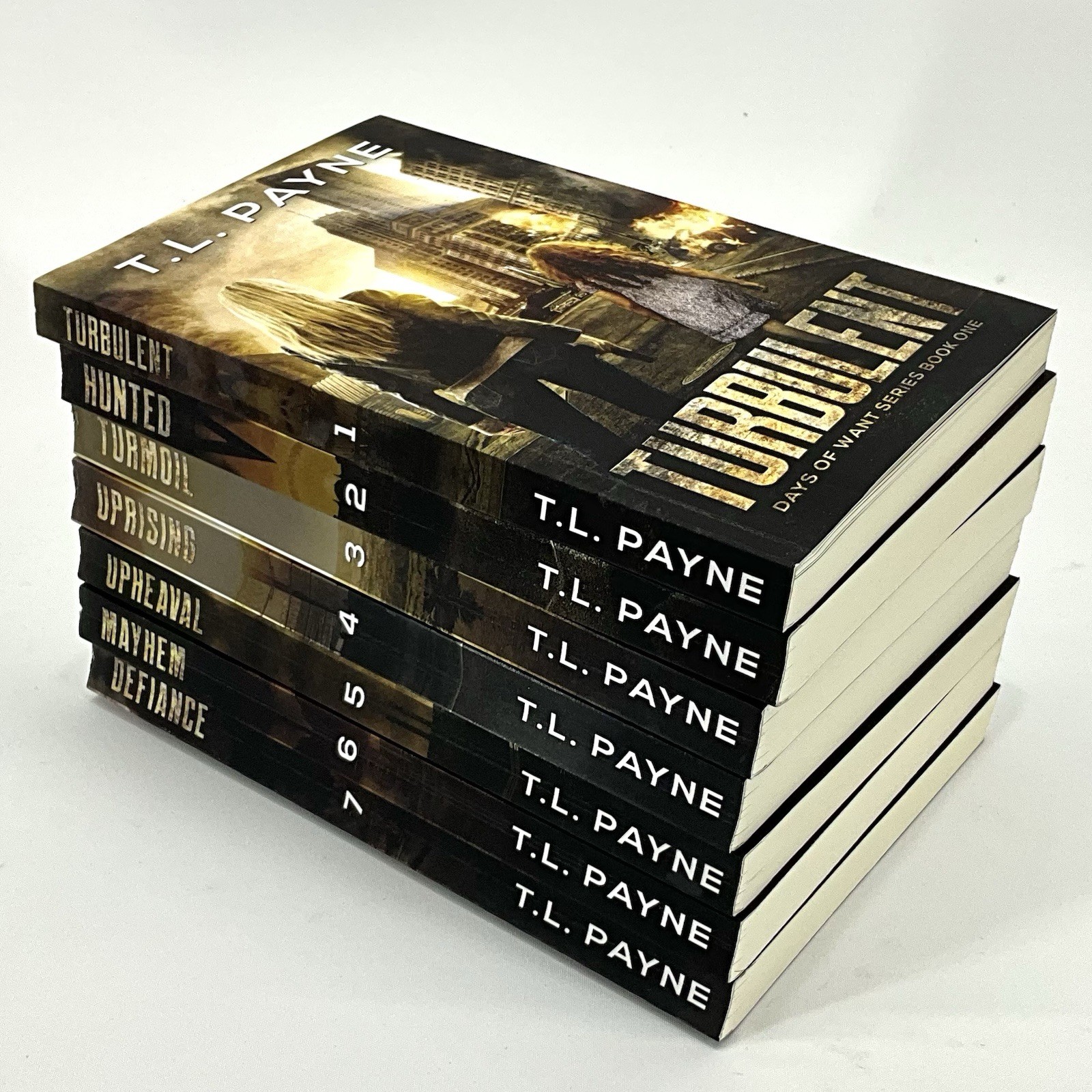 T.L. Payne – Days of Want Series – 7 Book Collection – Paperback