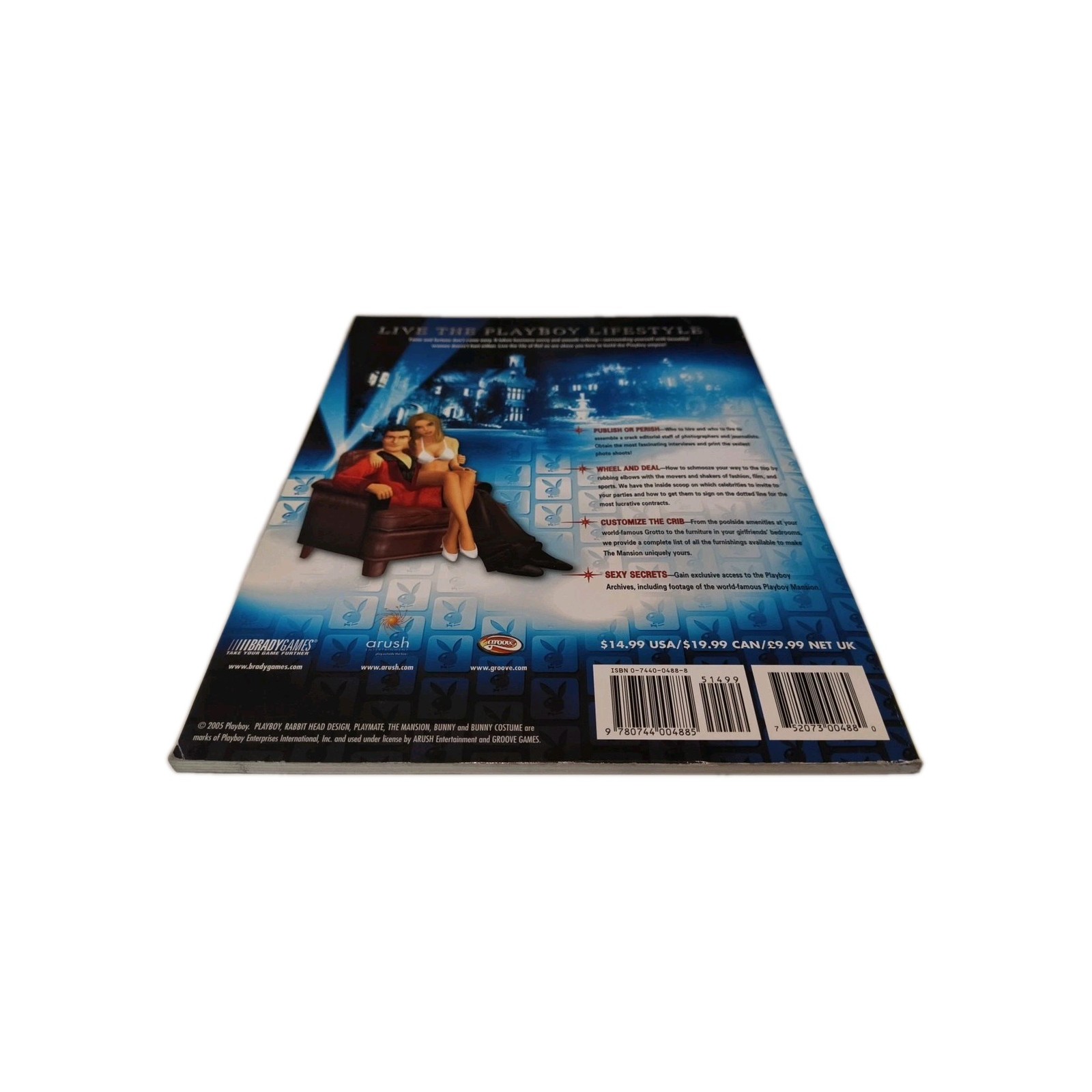Playboy The Mansion Brady Games Official Strategy Guide For PlayStation 2 & Xbox