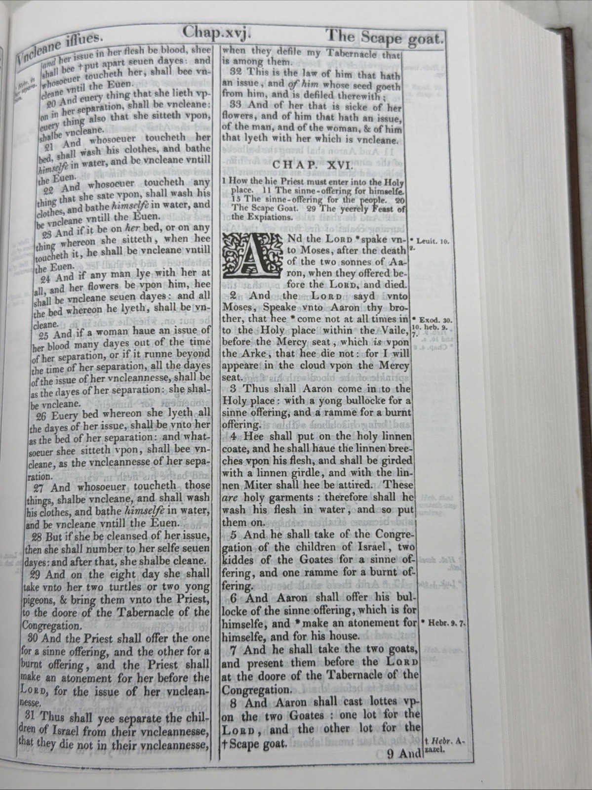 The Holy Bible: King James Version 1611 Edition HC Hendrickson 2018