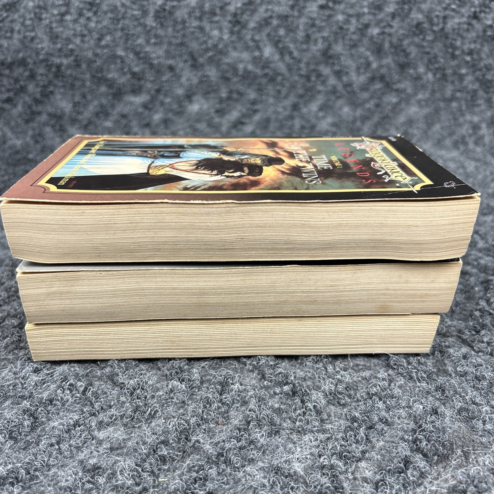 DragonLance Legends Trilogy Paperback Book Lot Volumes 1-3 TSR 1st prints