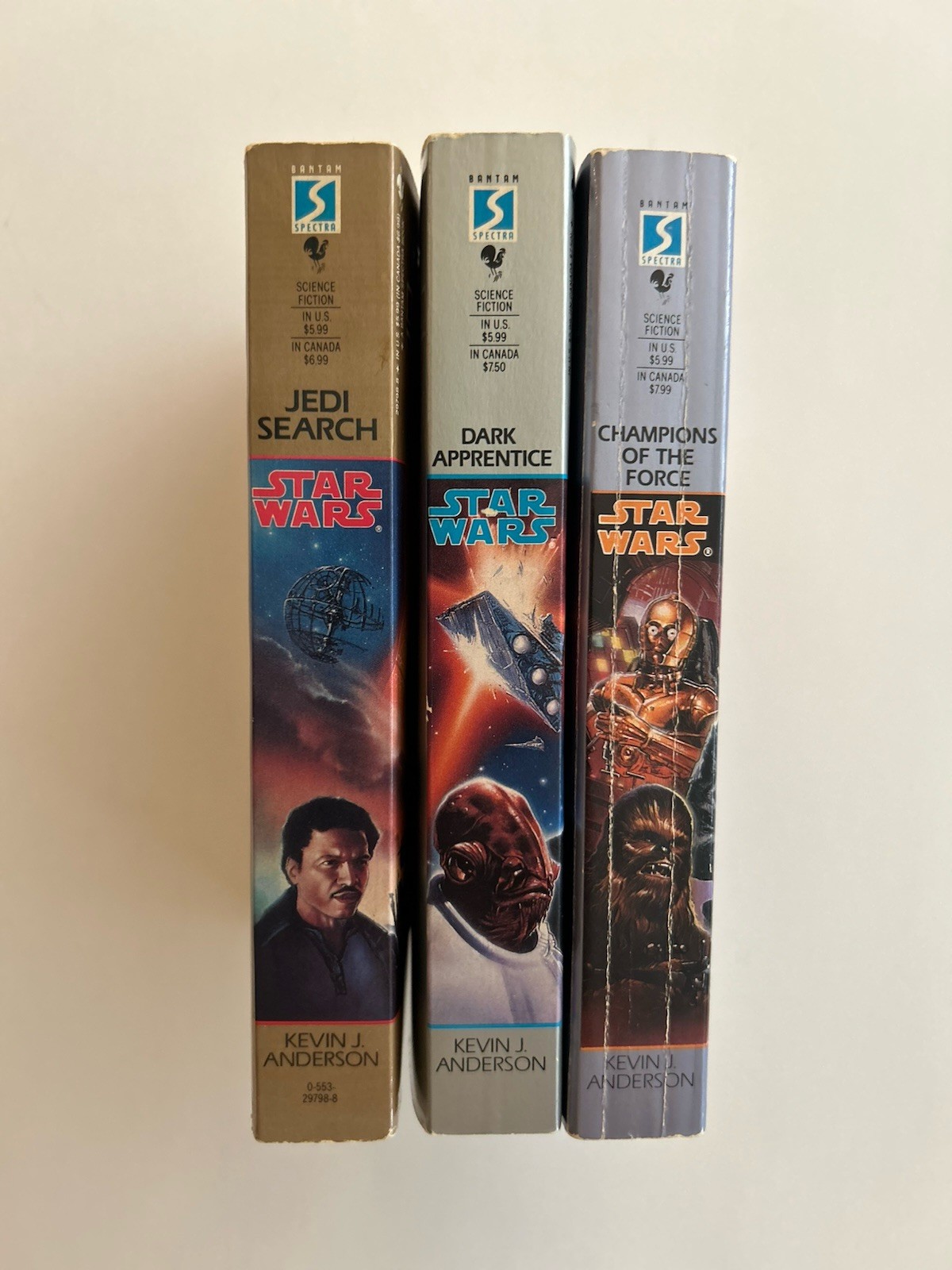 Star Wars: The Jedi Academy Trilogy by Kevin J Anderson (Books 1-3)