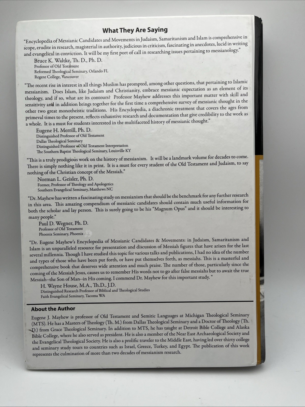 Encyclopedia of MESSIANIC Candidates & Movements in Judaism, Samaritanism& Islam