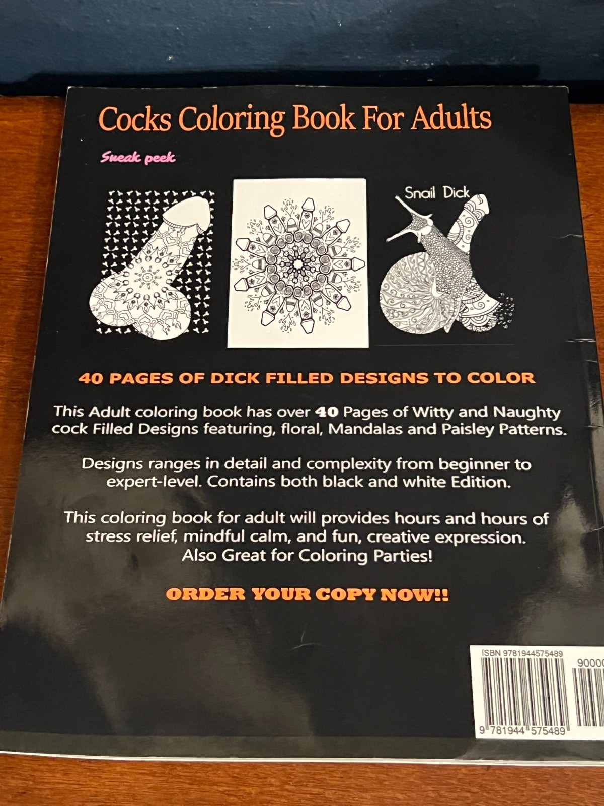 Colorful c*cks (Adult Coloring Books), Charlie Grant, Privately Published New