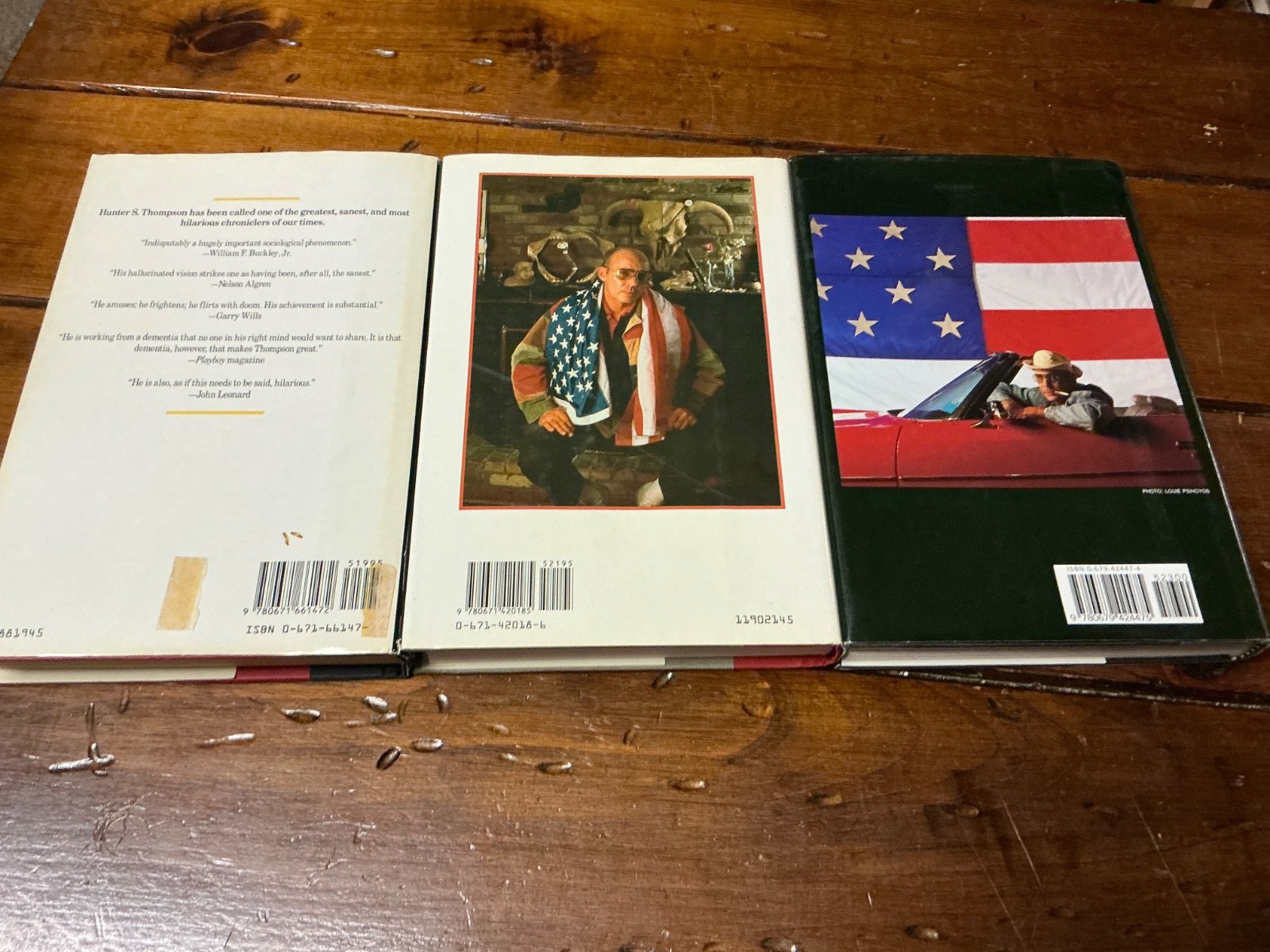 Hunter S. Thompson ** (Lot of 3) ** Hardcopies ** BETTER THAN SEX & (2) Others