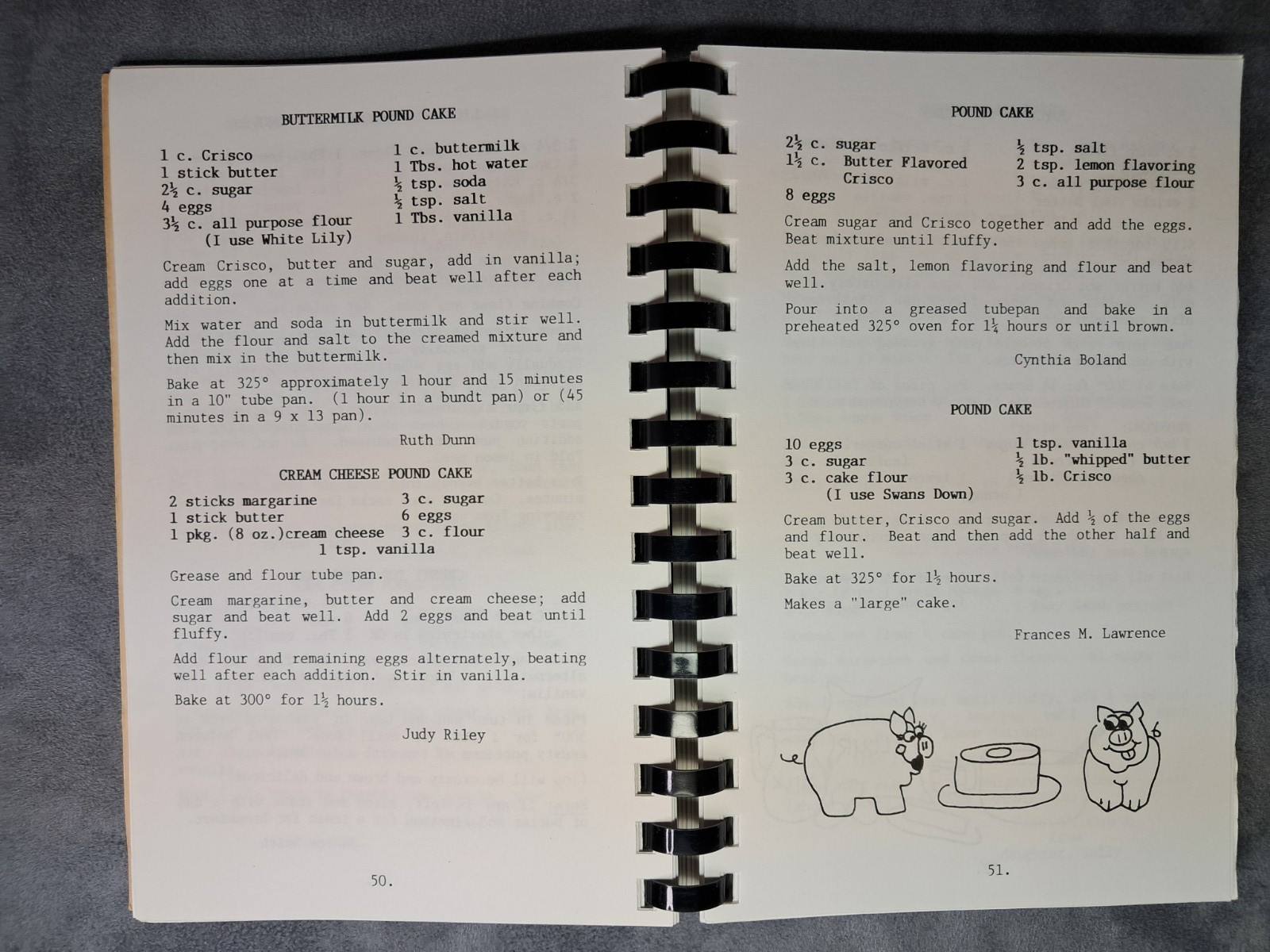 Cherished Recipes Cookbook First United Methodist Milledgeville Georgia GA