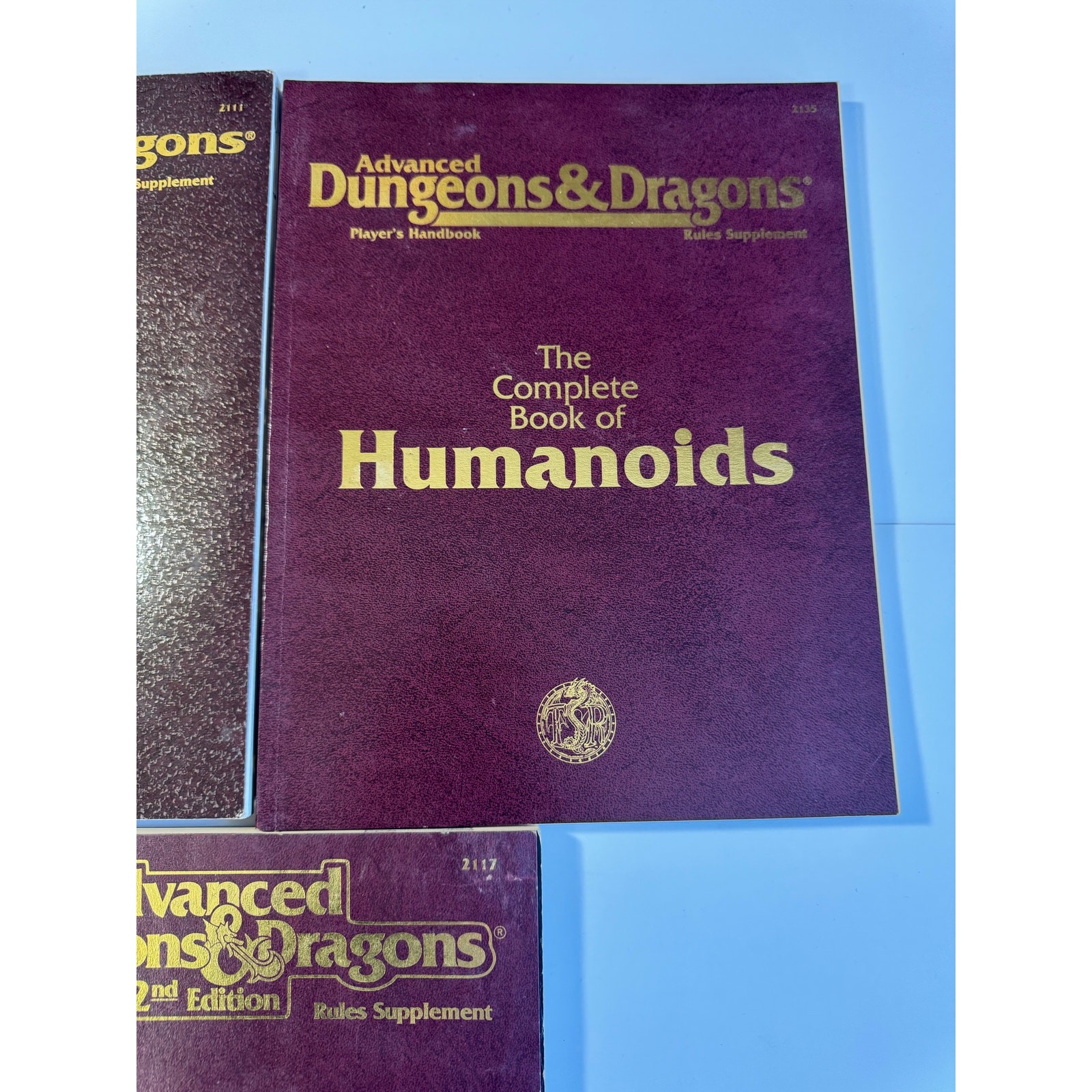 Advanced Dungeons and Dragons Lot of 3 Psionics, Humanoids, Thief’s