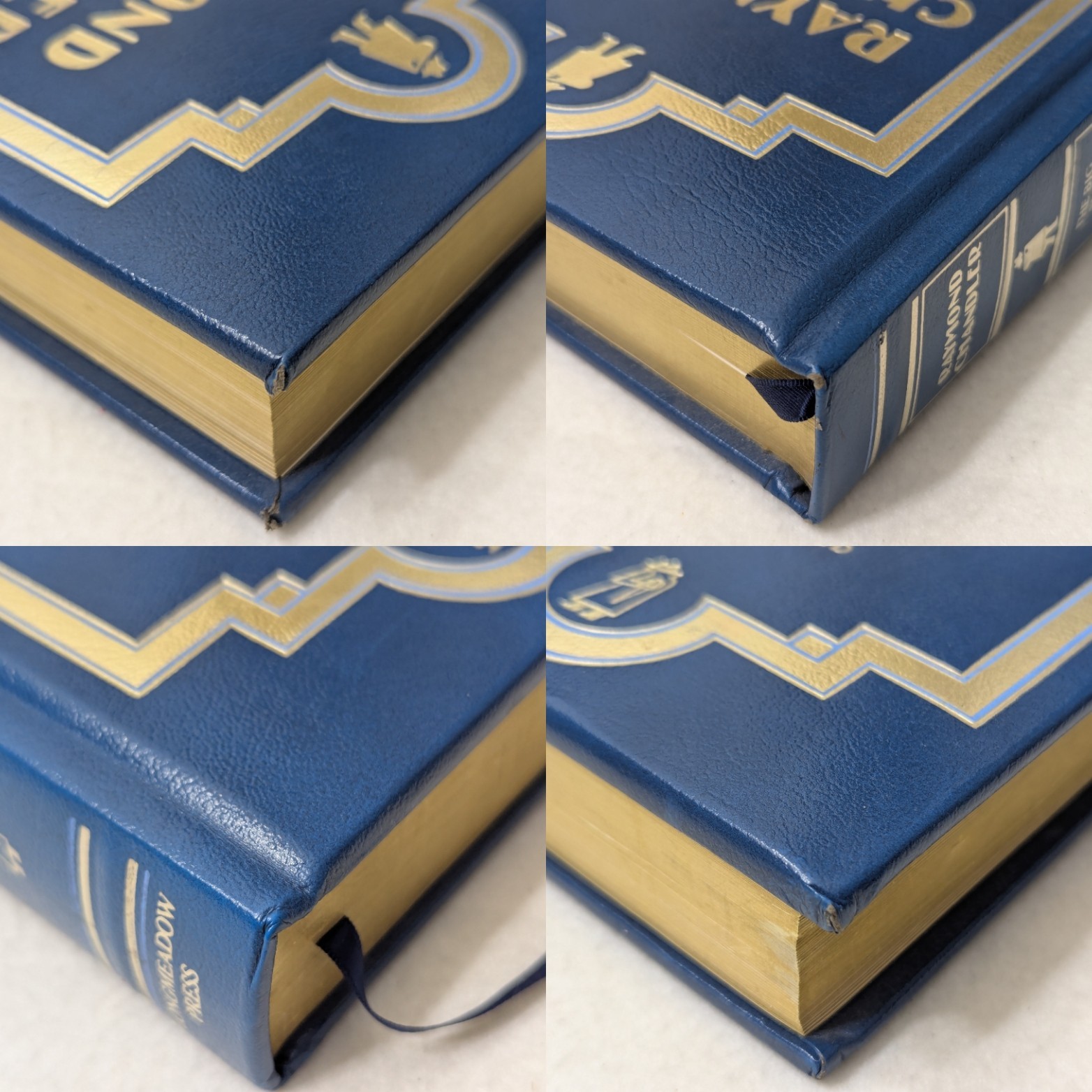 Four Complete Philip Marlowe Novels by Raymond Chandler Leather Bound