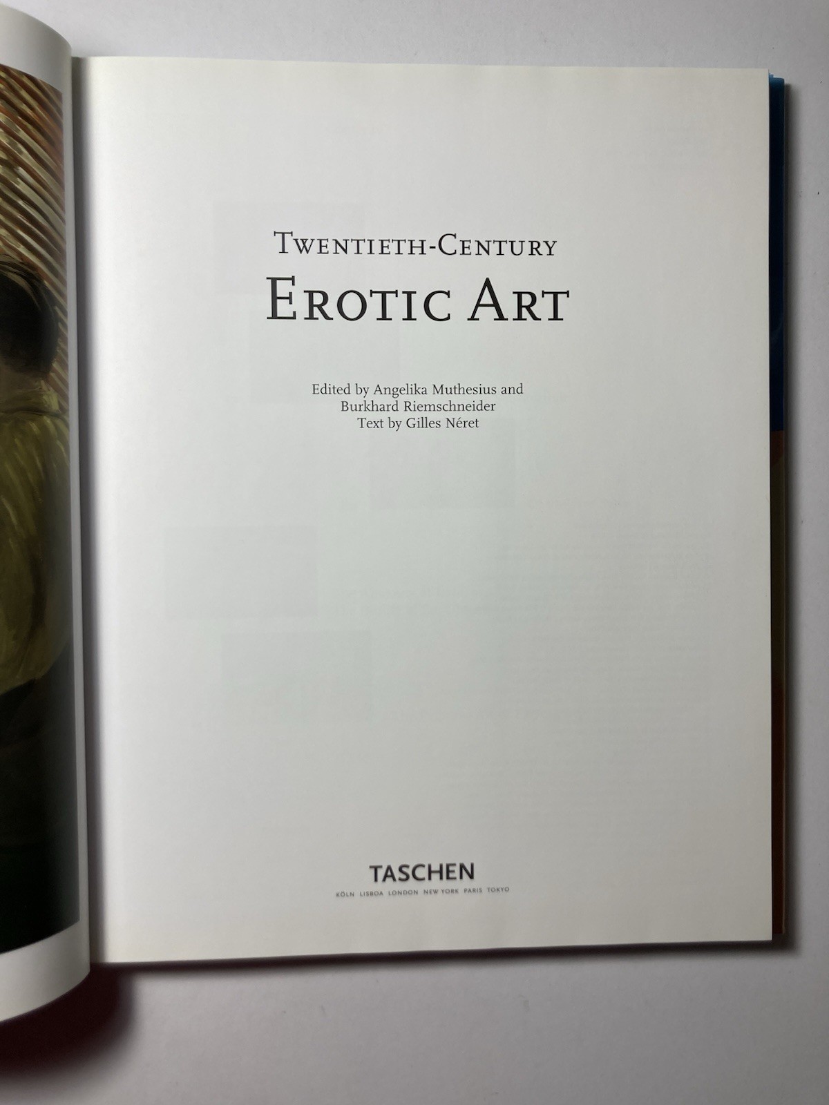 “EROTIC ART” Muthesius & Riemscheider Text by Néret 1998 Hardcover TASCHEN