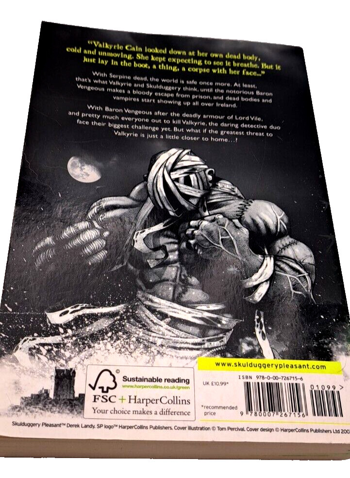 Skulduggery Plesant Playing with Fire by Derek Landy Paperback 360 pages