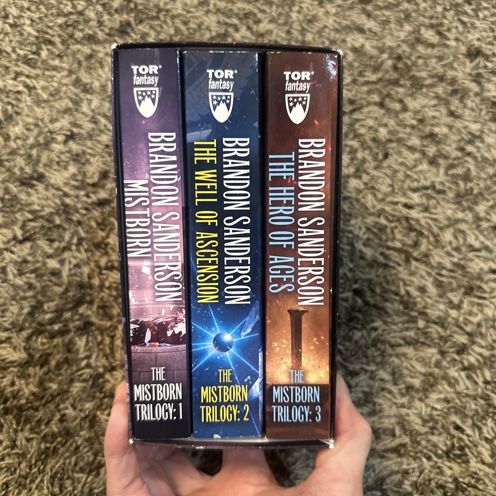 Mistborn Trilogy by Brandon Sanderson Boxed Set I Mass Market Paperback 2020