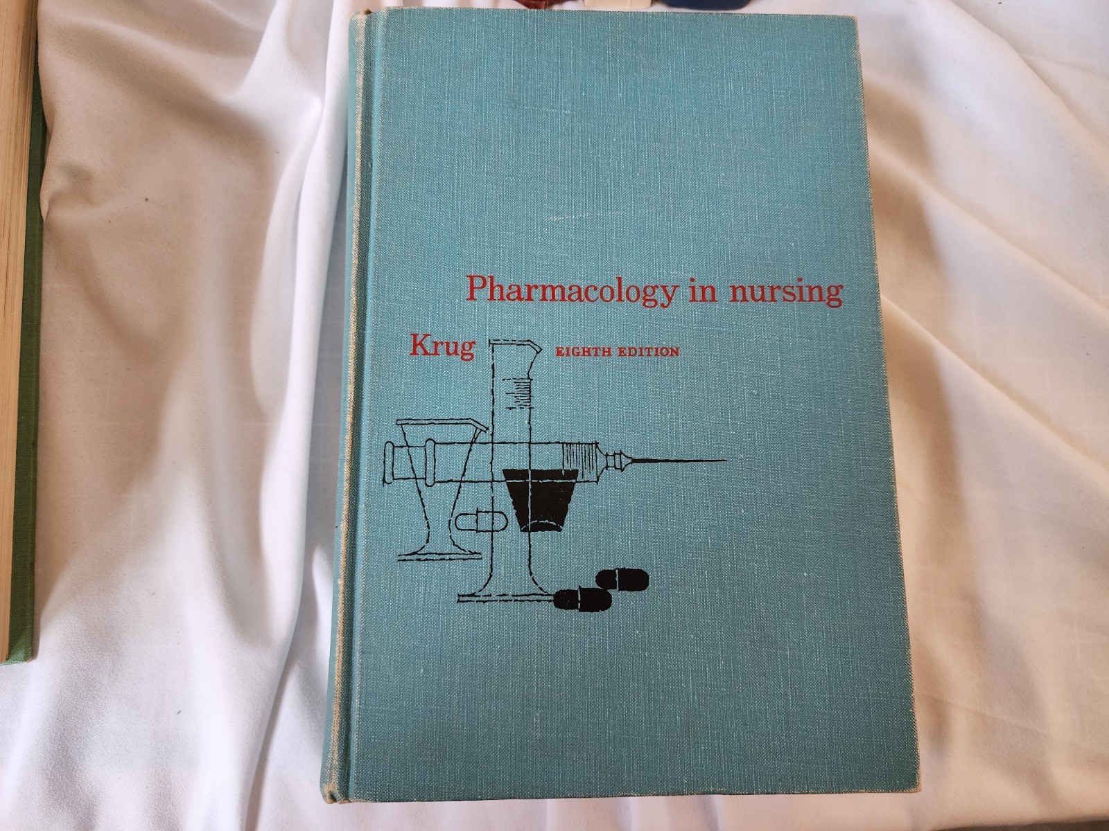Vintage Nursing Student Textbook Bundle 1950s 1960s Hardcovers Varied Subjects
