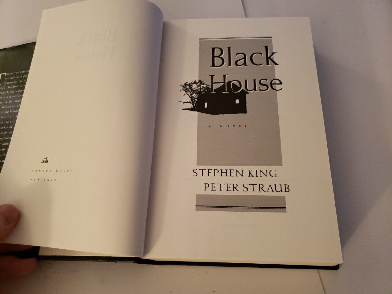 Black House By Stephen King And Peter Straub 2001 Hardcover w/DJ First Trade Ed.