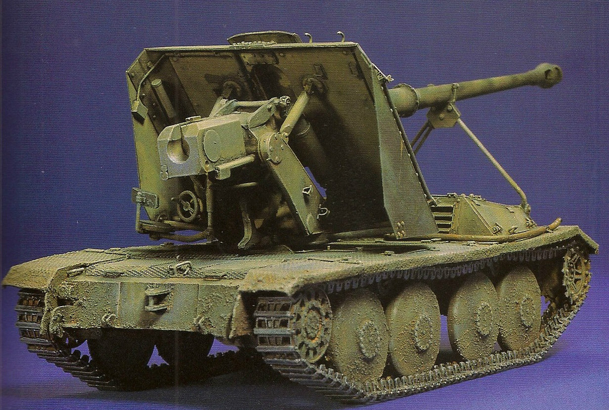 GERMAN SELF PROPELLED GUNS IN WWII Vintage Model Art 435 AFV Book BEAUTIFUL!