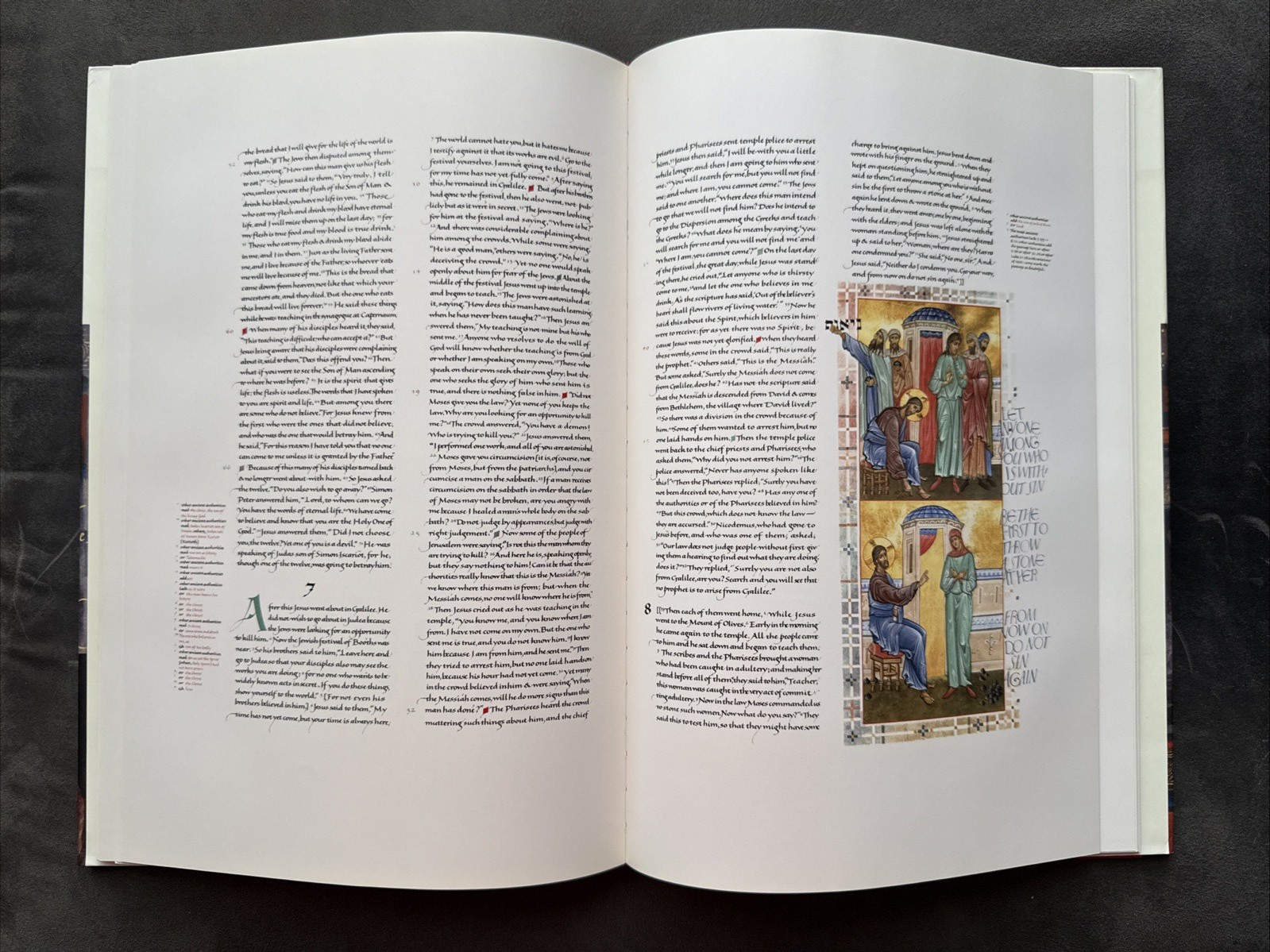 The Saint John’s Bible Gospels and Acts by Donald Jackson Hardcover 2005