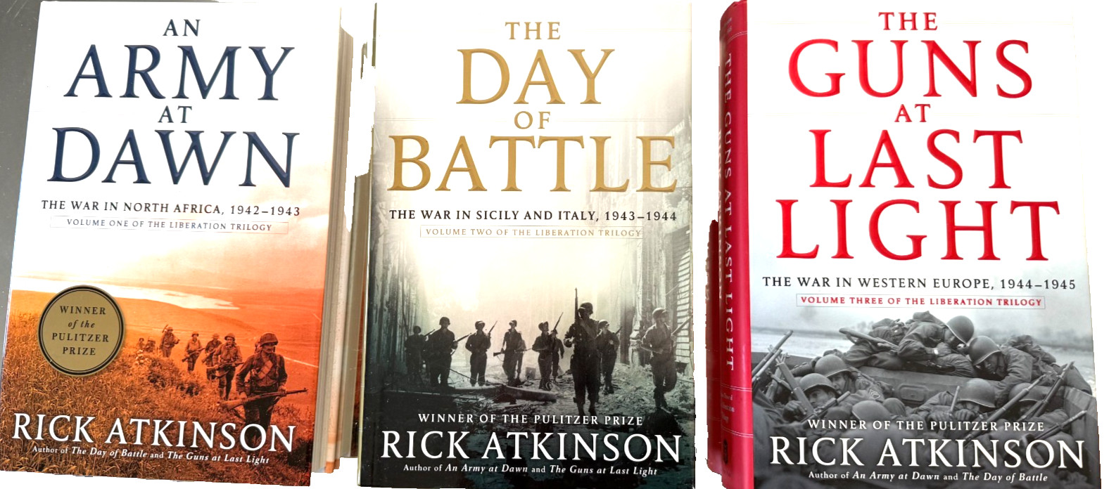 The Liberation Set: An Army at Dawn, The Day of Battle, The Gun at Last Night