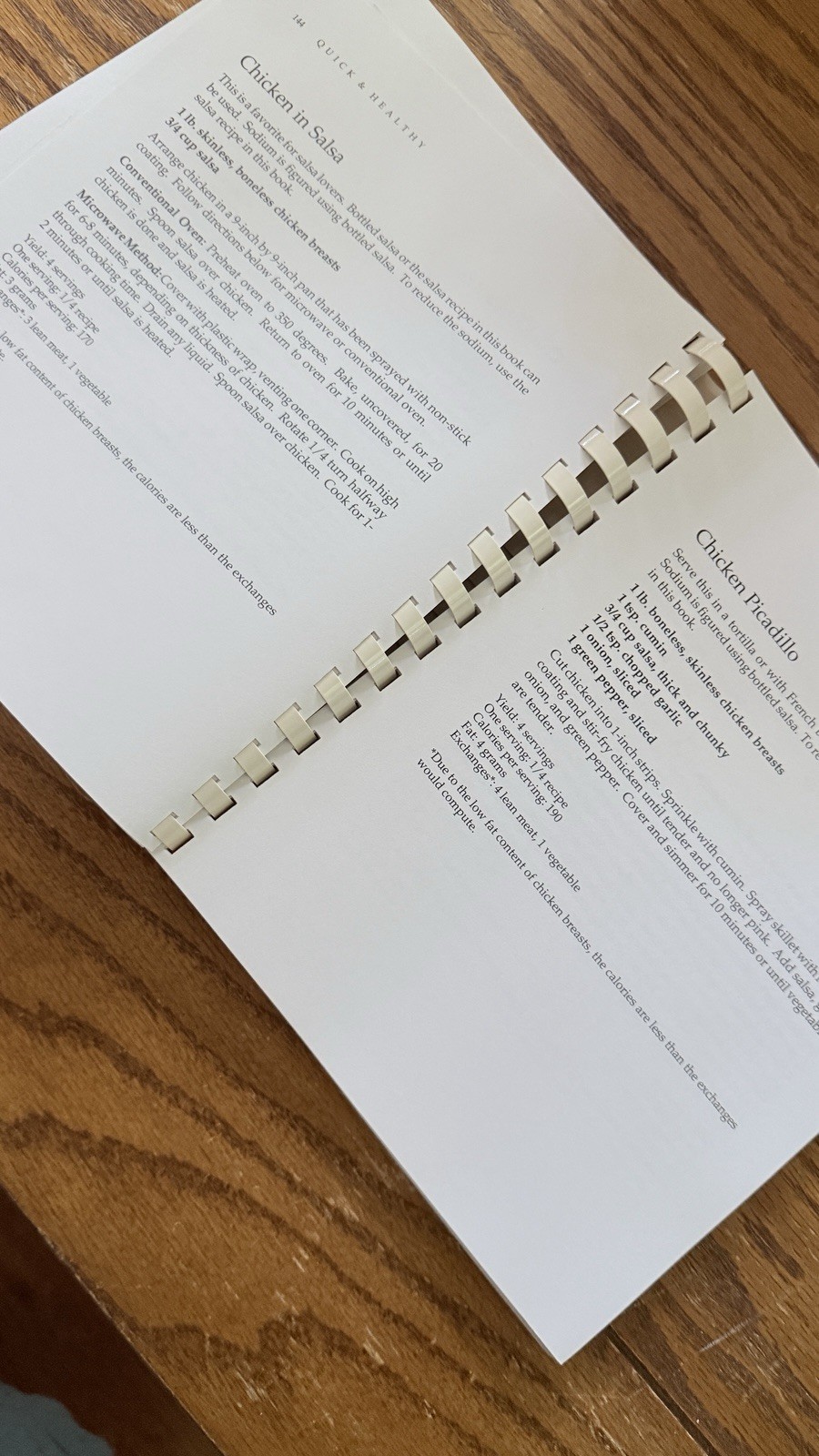 Quick & Healthy Recipes and Ideas cookbook, 1990s