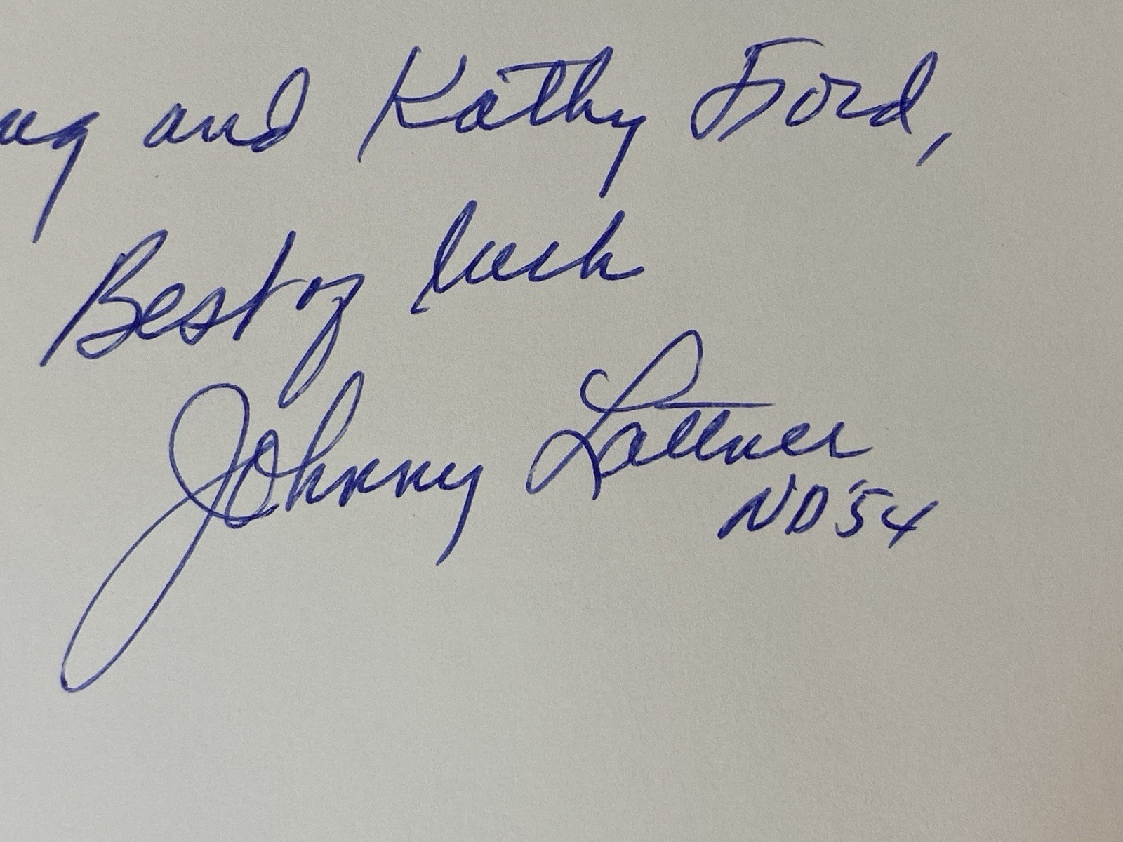SIGNED by Johnny Lattner! Talking Irish: Notre Dame Football by Steve Delsohn