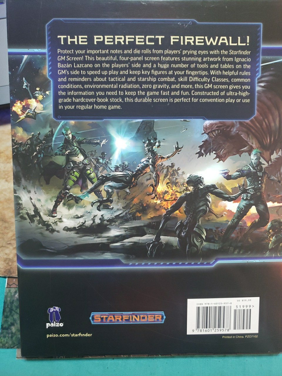 Starfinder : GM Screen by Paizo Staff (2017, Hardcover)