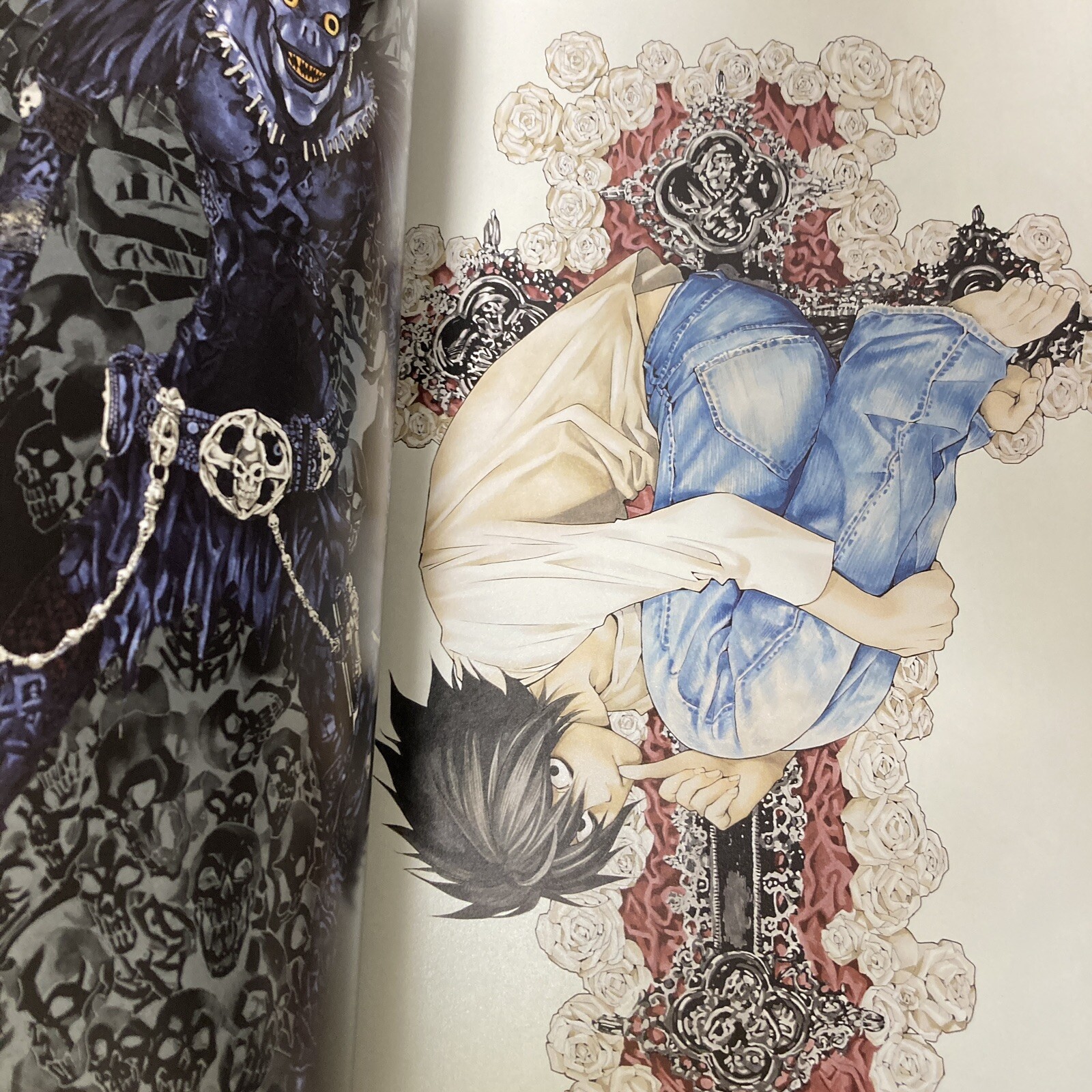 Takeshi Obata Art Book blanc et noir DEATH NOTE Hikaru no Go Illustration
