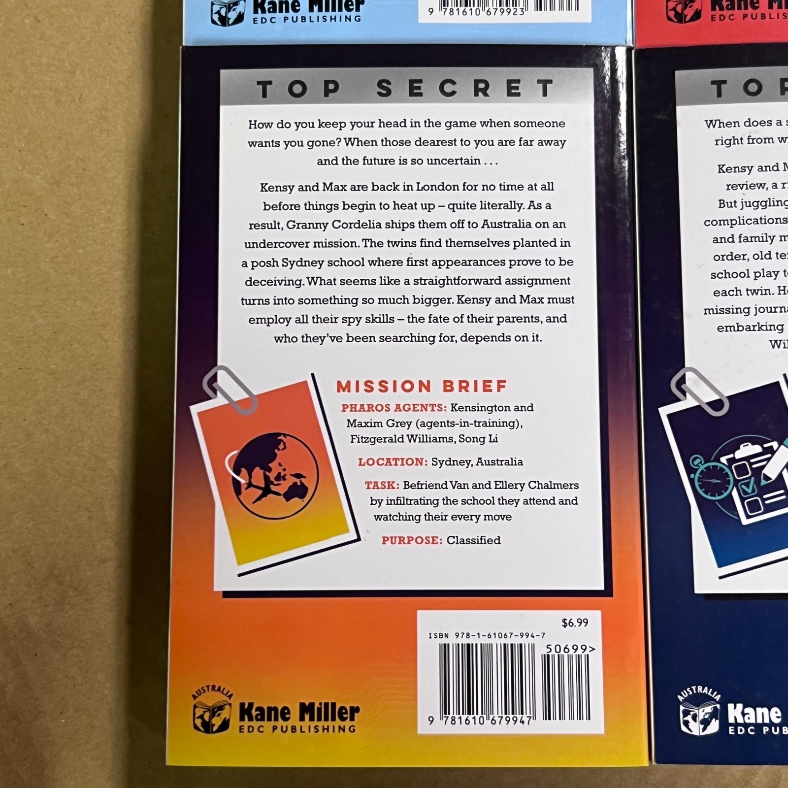 Kensy and Max Book Set 1-4 Jacqueline Harvey 1234 Mystery Adventure Kane Miller