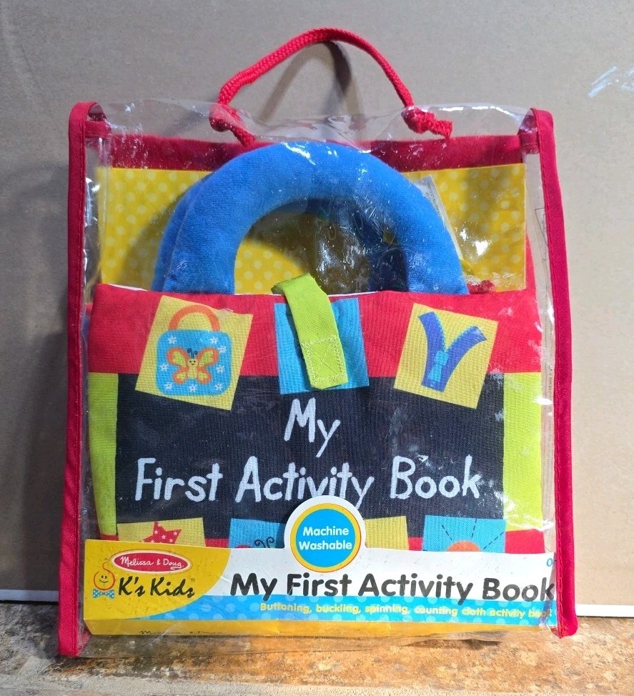 🆕 Melissa & Doug K’s Kids MY FIRST ACTIVITY BOOK For Early Learners Ages 0-2