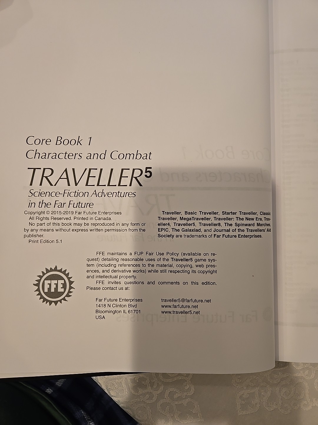 Traveller 5 Slipcase Edition Science Fiction Adventures in Far Future Hardcover