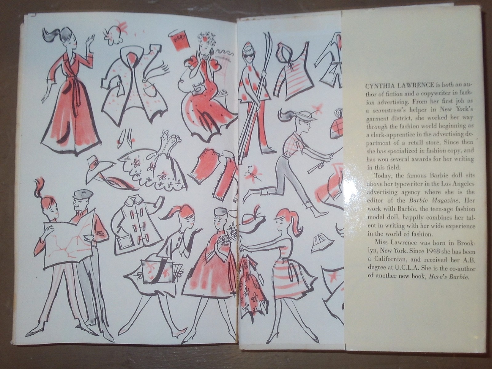 BARBIE’S NEW YORK SUMMER 1ST EDITION LAWRENCE HARDCOVER W/DUST JACKET VF/NM 1962