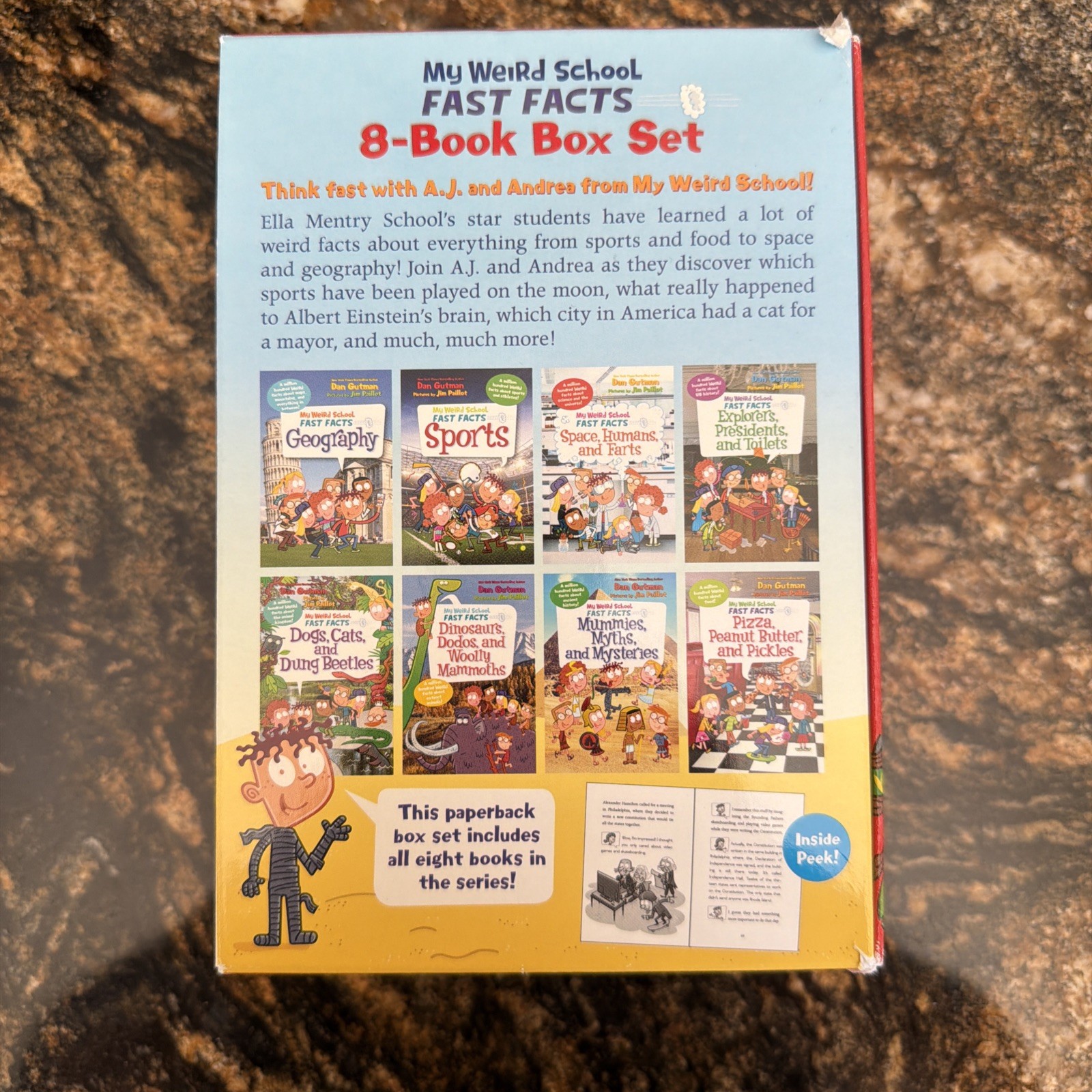 My Weird School Fast Facts By Dan Gutman: 8 Books Box Set – Ages 6-10 – PB