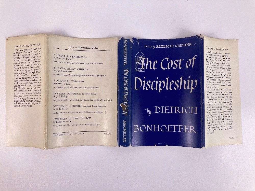 The Cost of Discipleship Bonhoeffer First Edition Later Printing Hardcover 1957