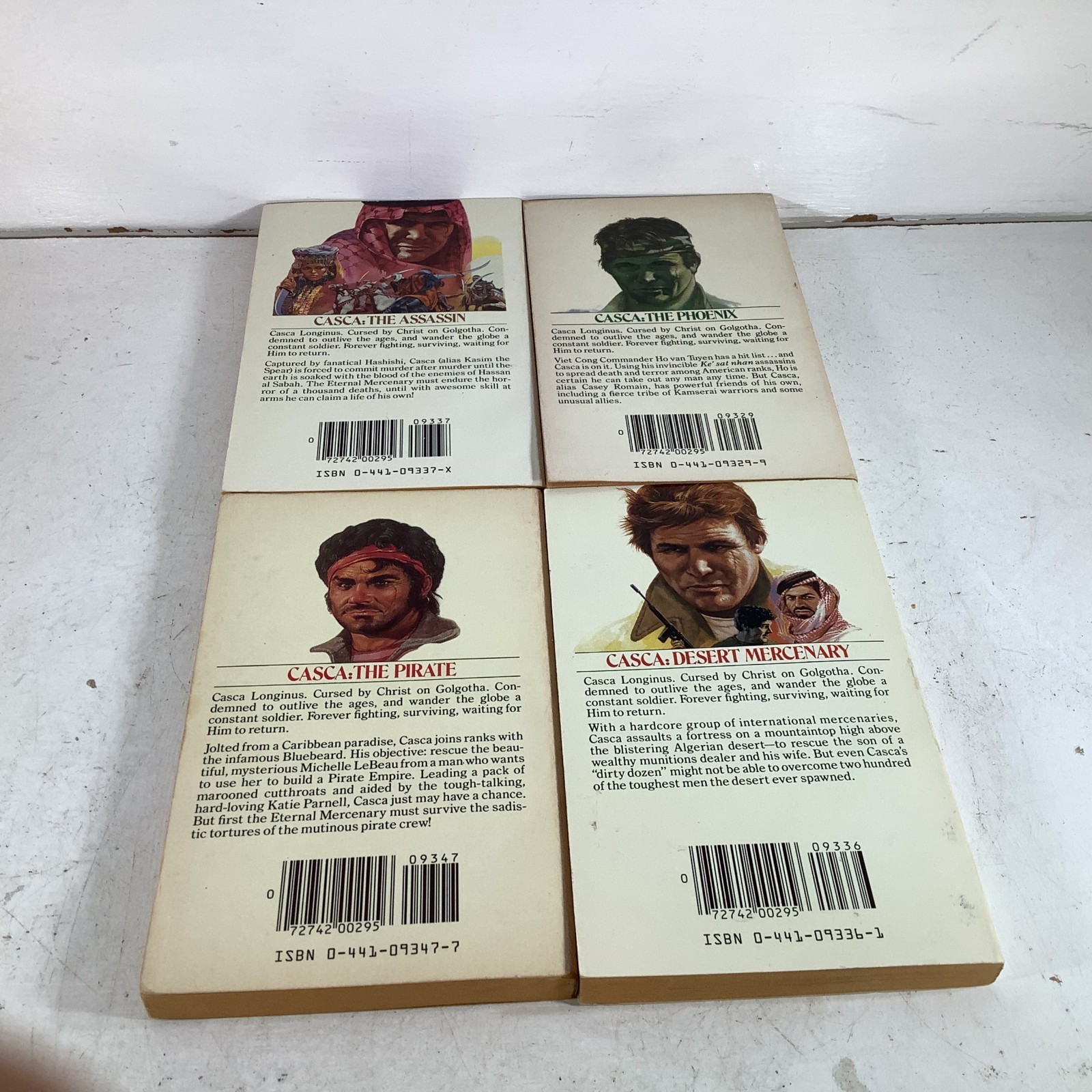 Casca the Eternal Mercenary Lot 20 Barry Sadler 1-16 18-20 22 ACE Charter PB VG