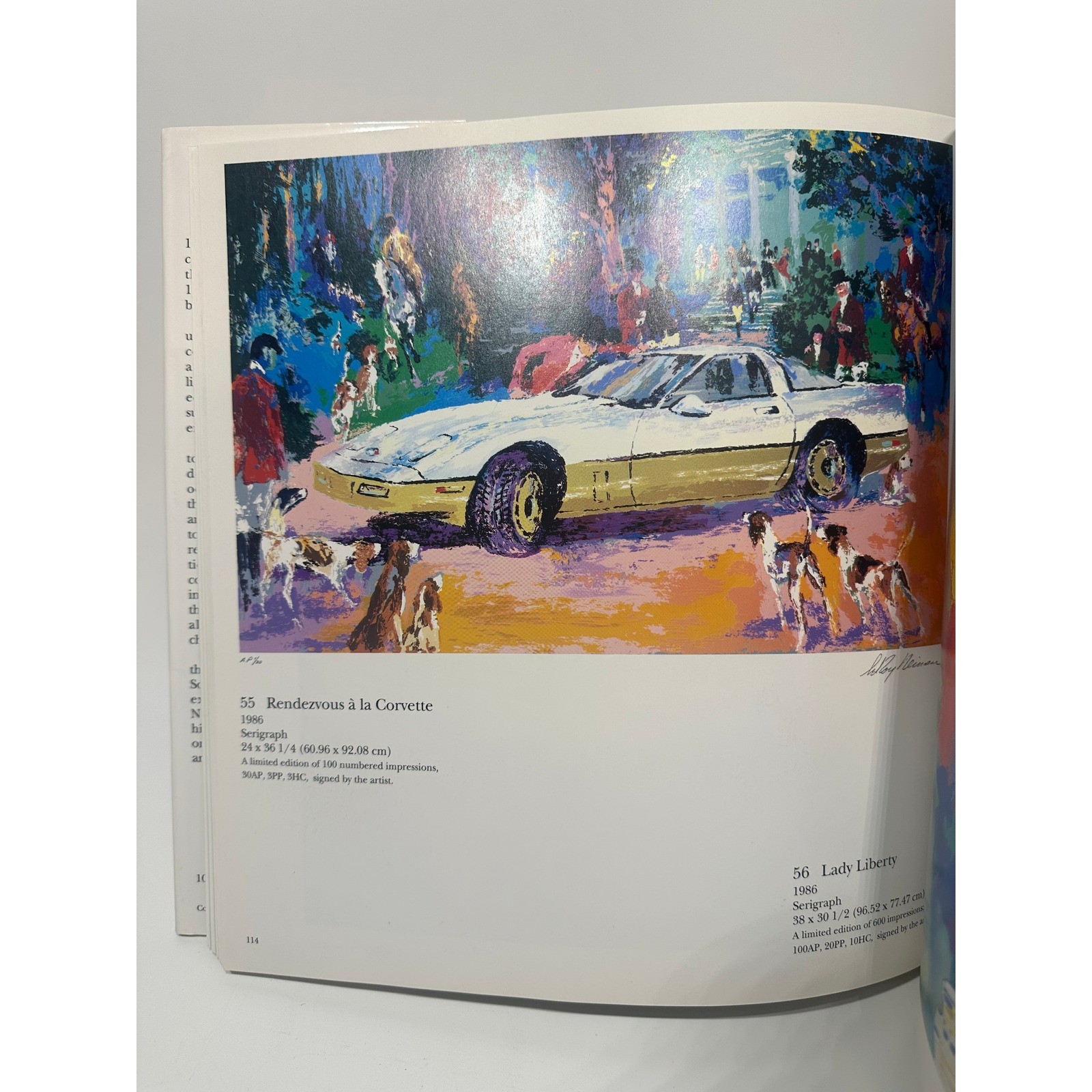 The Prints of LeRoy Neiman 1980 1990 A Catalogue Raisonne Art Book HC VG Signed