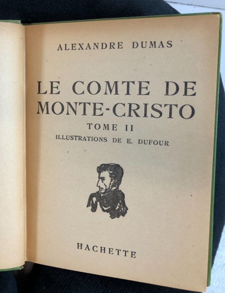Le Comte de Monte-Cristo, 2 volumes, Dumas, 1938, E-120