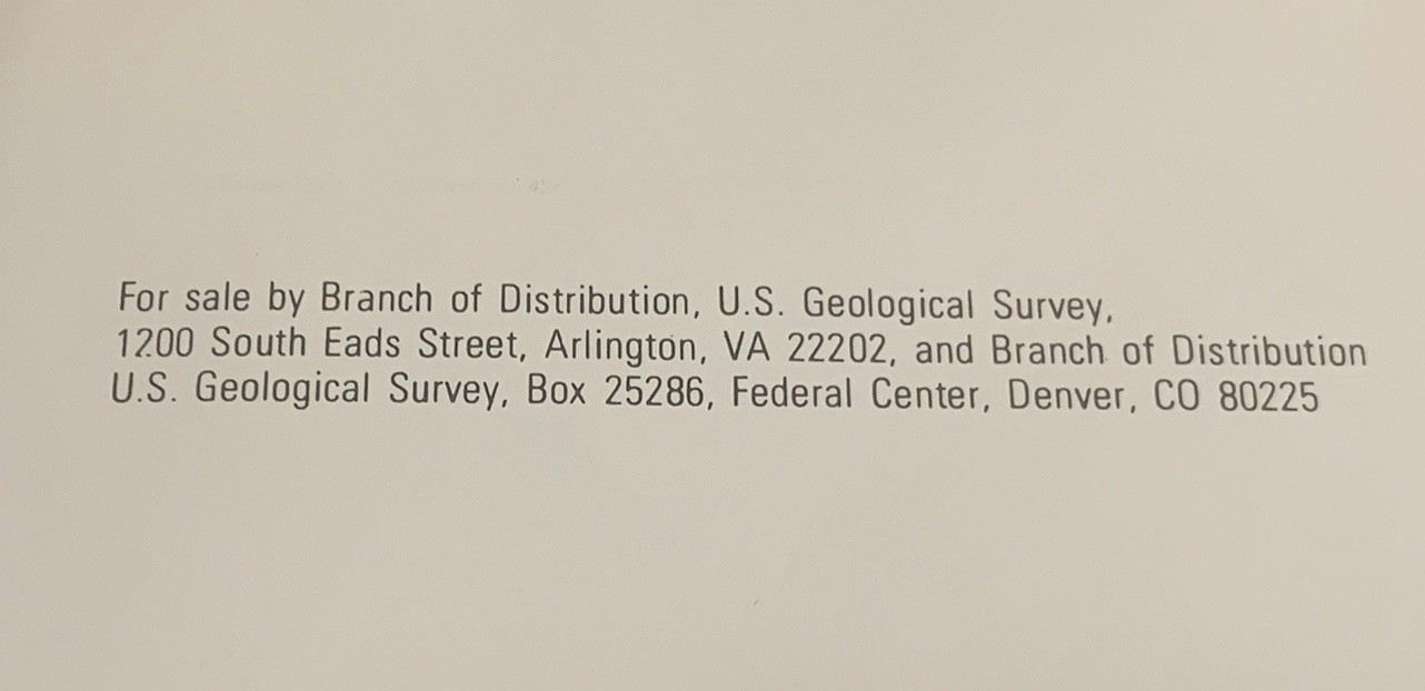 Map Projections Used by the U.S. Geological Survey/Bulletin No. 1532 w/map