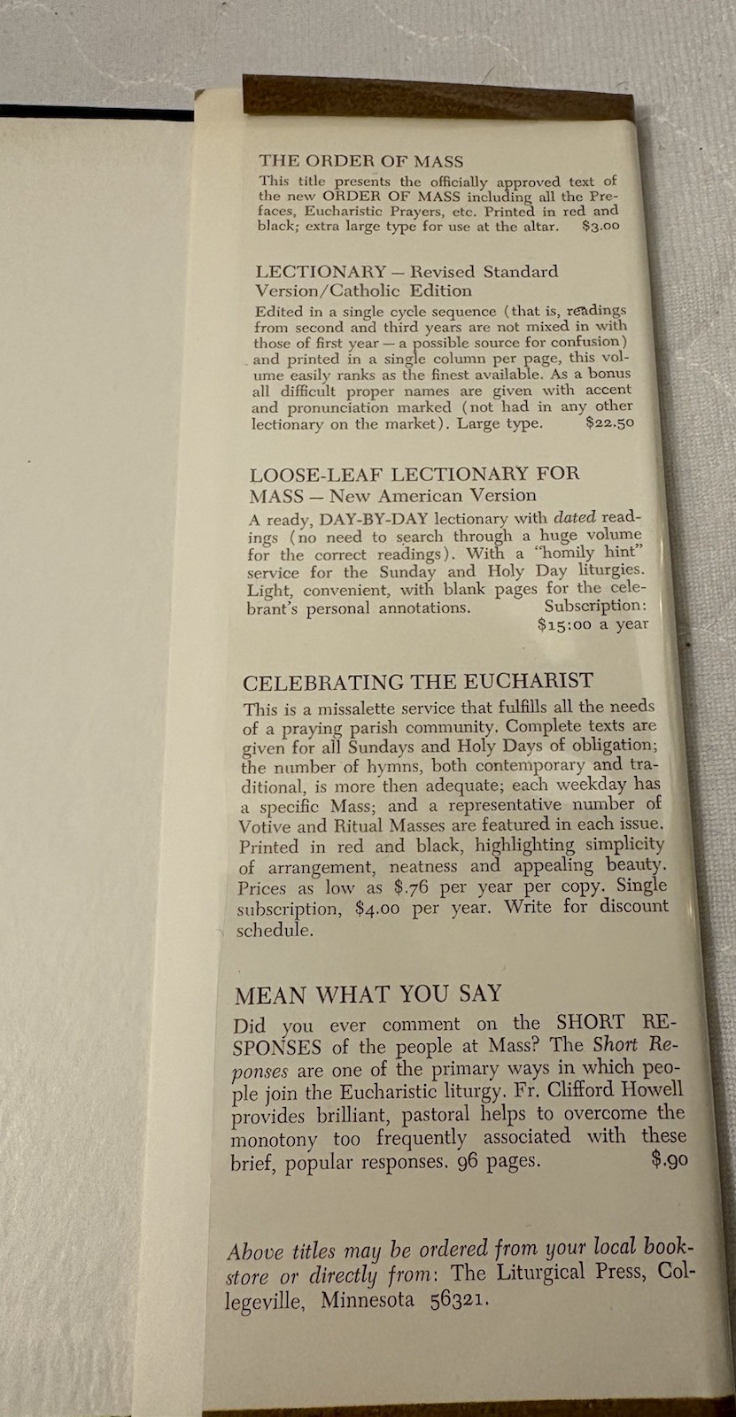 A Commentary on the Prefaces and the Eucharistic Prayers of the Roman Missal