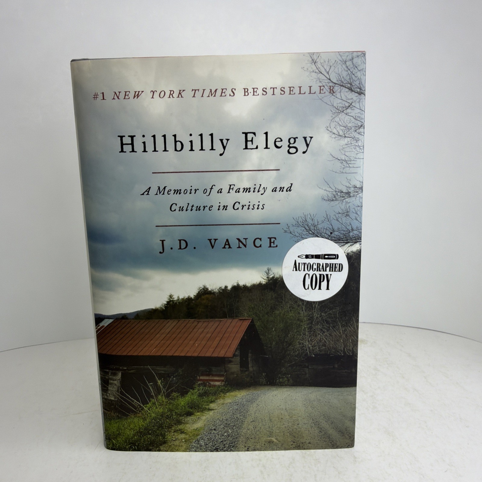 Hillbilly Elegy by JD Vance 1st edition SIGNED Vice President Signature VGC++
