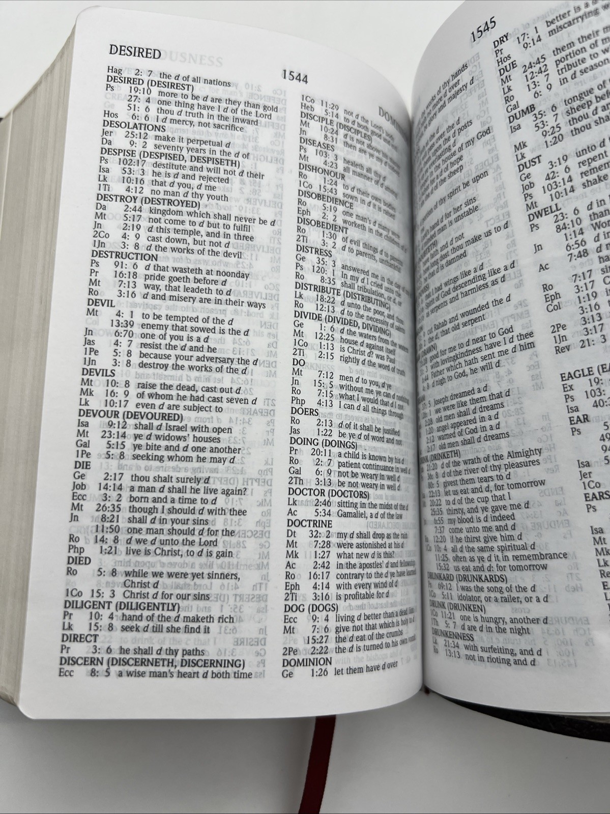 Holy Bible King James Version Reference Edition Hendrickson Bibles