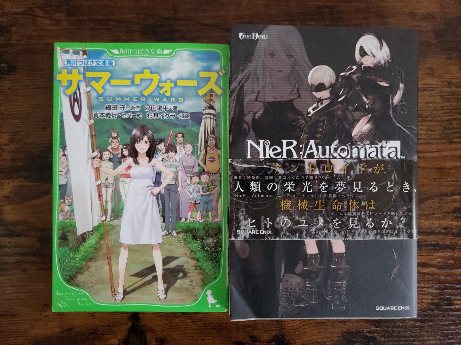 Japanese Language Novels Lot of 10 Nier Automata Hunter x Hunter Summer Wars +