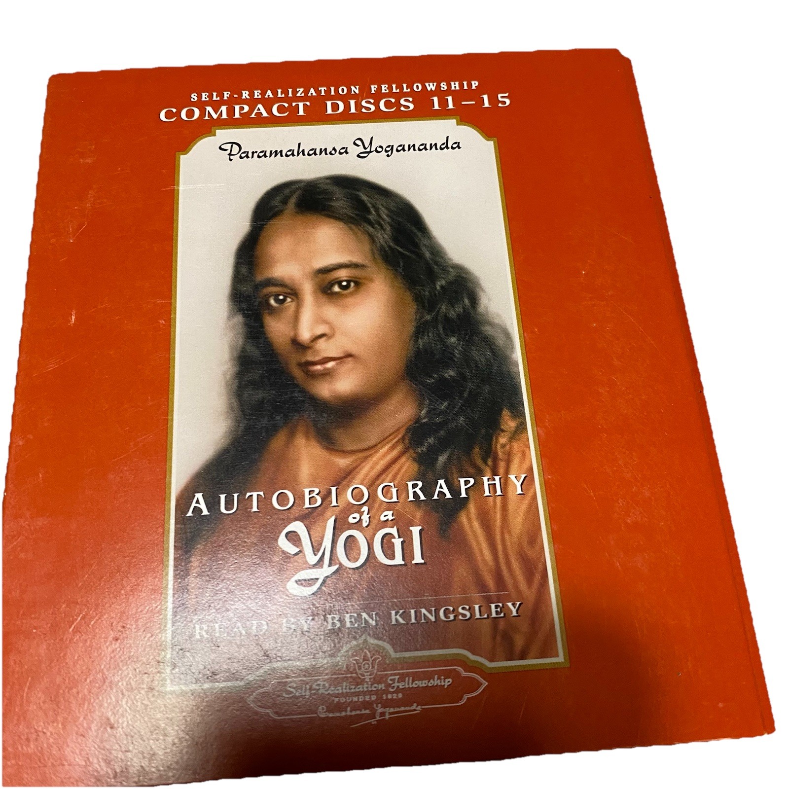 Autobiography of a Yogi, Paramahansa Yogananda Read by Ben Kingsley, 15 CDs, VG